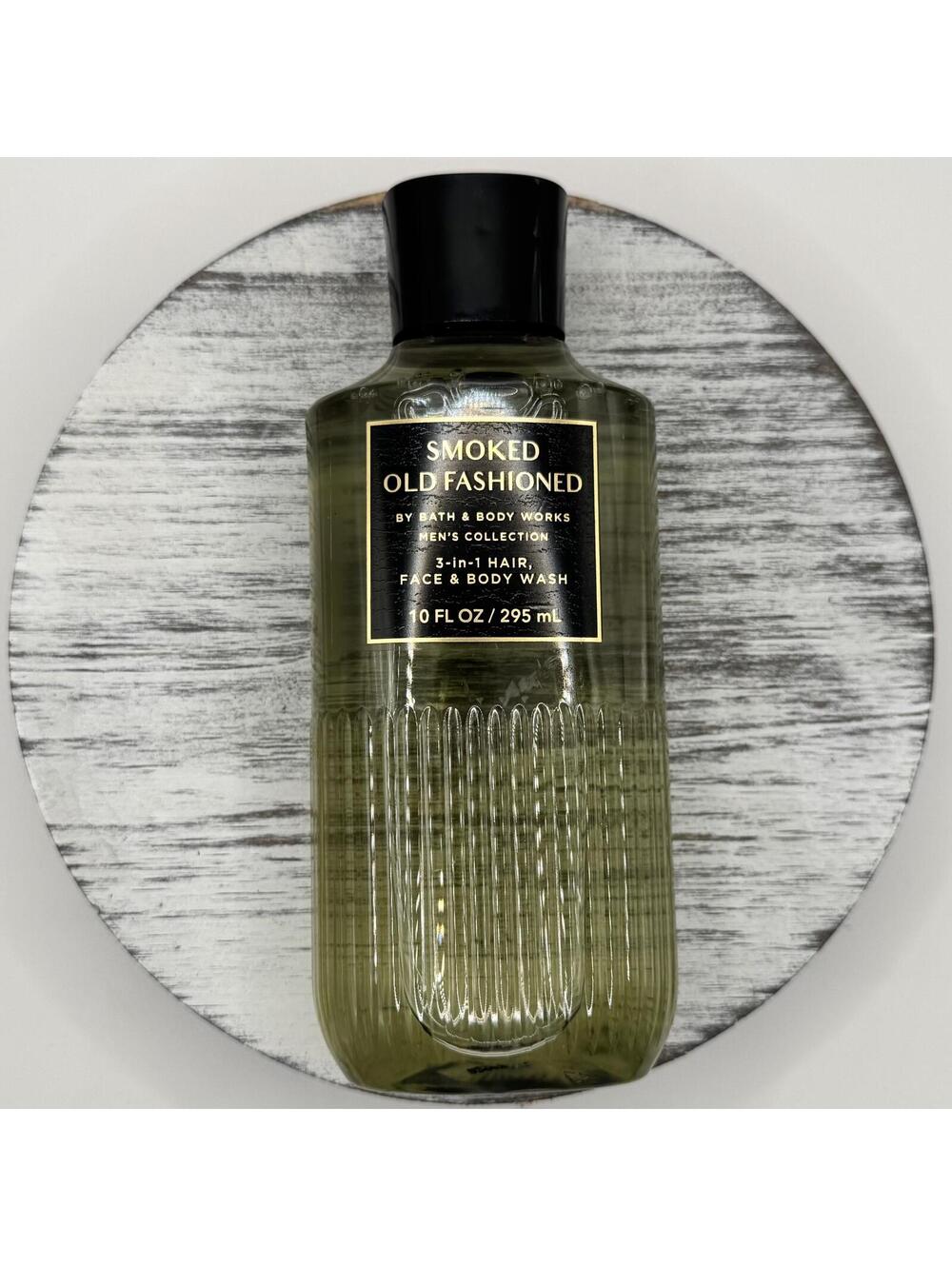Bath & Body Works RETIRED Smoked Old Fashioned 3-in-1 Face Body Wash Shower Gel
